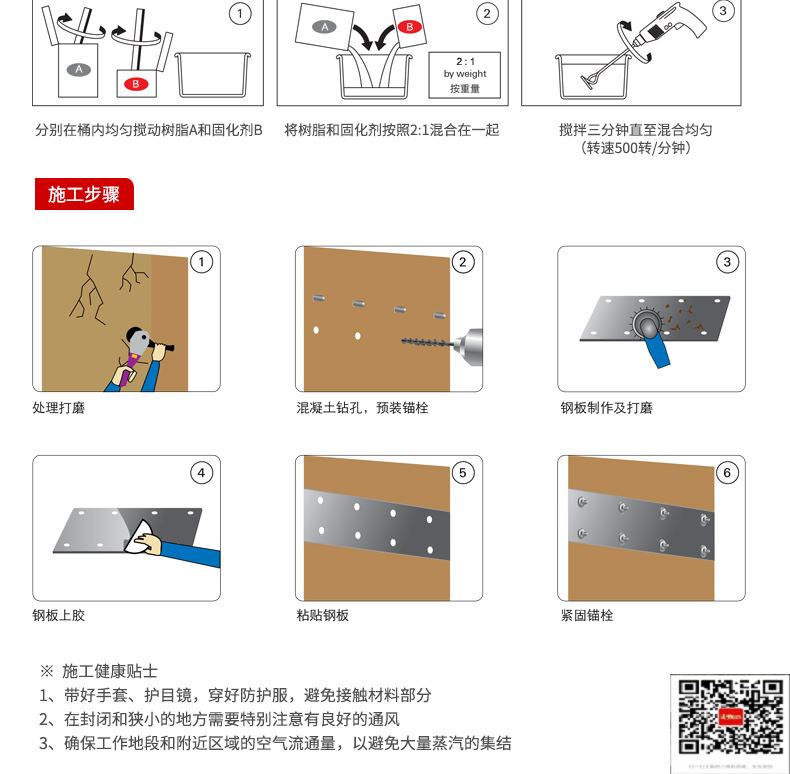 包钢临朐粘钢加固施工过程